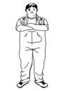 Free Fat Man Stock Photography - 4258072