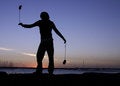 Free Activity - Playing Poi Royalty Free Stock Photo - 4273445