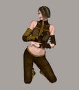 Free Sexy Futuristic Warrior Royalty Free Stock Photography - 4303017