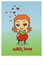 Free Girl With Heart Royalty Free Stock Image - 4302726