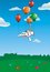 Free Flying Cat Royalty Free Stock Images - 4302969