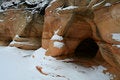 Free Sandstone With Snow Royalty Free Stock Photo - 4330255