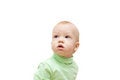 Free Little Boy With Interest Look At Left Corner Stock Photo - 4338360