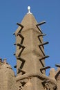 Free Minaret Of A Mosk Made Of Mud In Mali Stock Photos - 4346233