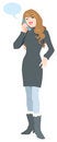 Free Woman Talking At The Phone Royalty Free Stock Images - 4346369