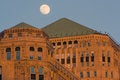 Free Moon Over Merchandise Mart Stock Photos - 4358233