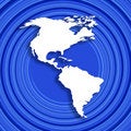Free American Outline Map Royalty Free Stock Photos - 4375738