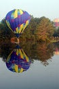 Free Hot Air Balloon Touching The Water Stock Photos - 4377553