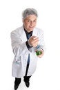 Free Scientist Adding Measured Sample To Flask Royalty Free Stock Photos - 4378118