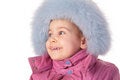Free Little Girl In Furry Hat Stock Photos - 4387963