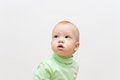 Free Little Boy With Interest Look At Left Corner Stock Image - 4392851
