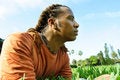 Free Man On Grass Royalty Free Stock Images - 4395849