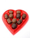 Free Valentine Chocolates Over White Stock Photos - 447013