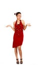 Free Slim Lady Posing On Camera Stock Photos - 4407603