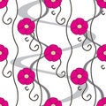Free Retro Background With Flowers Stock Photos - 4410253