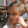Free Kid Having A Telephone Call Stock Photography - 4422472