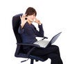 Free Office Worker Shows Ok Sig Royalty Free Stock Photography - 4435687
