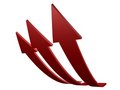 Free Red Arrows Up Royalty Free Stock Images - 4439309