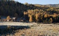 Free Trees And Wooden Hourses Stock Image - 4441451
