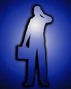 Free Business Man Outline 4 Royalty Free Stock Image - 4446926