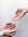 Free Hands Of People. Movement. Royalty Free Stock Photos - 4460618