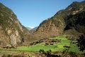 Free A Village In The Steep Mountain Valley Stock Photo - 4473140