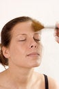 Free Woman Treated By A Beautician Stock Photo - 4475070