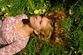 Free Relaxation On The Grass Royalty Free Stock Photography - 4478767