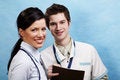 Free Doctor With Beautiful Assistant Stock Photo - 4482690