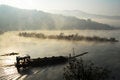 Free Fog In The Morning Sailing Boat Royalty Free Stock Image - 4484276