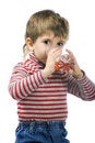 Free Little Boy Drinks Royalty Free Stock Photo - 4488365