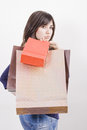 Free Woman With Shopping Bags Royalty Free Stock Photography - 4489307