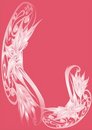 Free Pink Floral Frame Stock Photography - 4499432