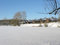 Free Small Village Near Frozen Lake Royalty Free Stock Photo - 4492825