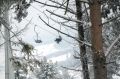 Free Snowboarder On Chairlift Royalty Free Stock Image - 450606