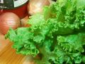 Free Close-up Lettuce And Onions With Pasta Stock Photo - 452000