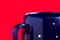 Free Blue Coffee Cup Royalty Free Stock Photography - 457787