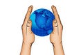 Free Hands And World Globe 6 Stock Photos - 4500353