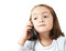 Free Young Girl With Phone Stock Photography - 4509072
