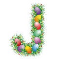 Free Easter Font Letter J Stock Photo - 4518860