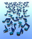 Free Notes Lie Blue Stock Images - 4525524