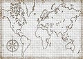 Free Computer Generated  Map Of The World Stock Photos - 4528633