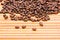 Free A Pile Of Cedar Nut On Bamboo Table-cloth Stock Photography - 4542572