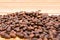 Free A Pile Of Cedar Nut On Bamboo Table-cloth Stock Photos - 4542583