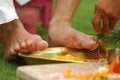 Free Feet Cleansing Stock Photography - 4554092
