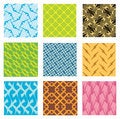 Free Nine Different Seamless Pattern Stock Photo - 4576420