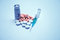 Free Syringe, Tablets, Medicines Royalty Free Stock Images - 4575119
