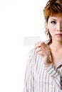Free Business Woman Giving Business Royalty Free Stock Photo - 4581165