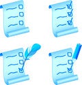 Free Document Icon Set. Stock Photography - 4591042