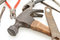 Free Vintage Hammer And Tools Royalty Free Stock Photo - 4594885